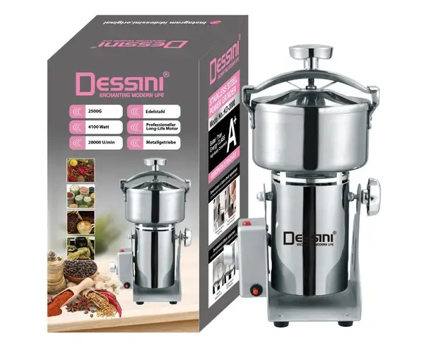 آسیاب‌صنعتی تمام‌ استیل دسینی مدل KD-2000 گرم 2500 گهواره ای