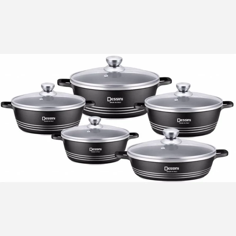 سرویس قابلمه گرانیت ۱۰ پارچه دسینی مدل KD-123